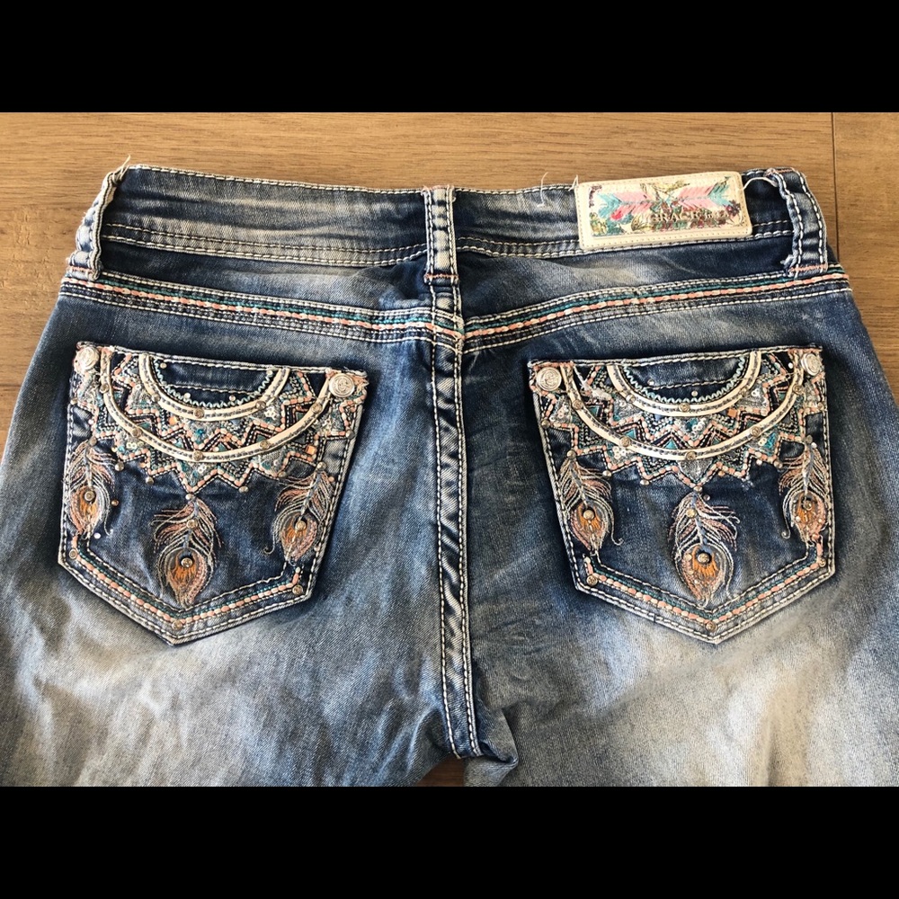 Grace beaded pocket Jeans